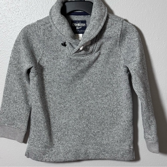 OshKosh B’gosh Boy Sweater Gray Pullover Winter Garment Size‎ 7. - Picture 2 of 6